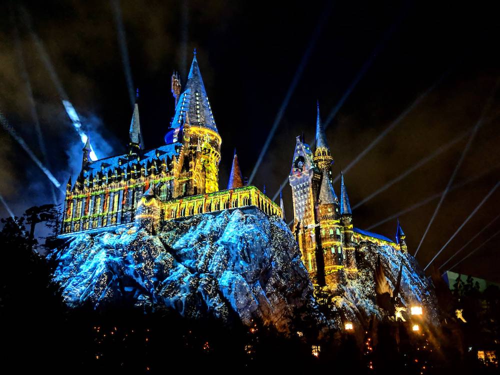 Hogwarts Castle at the Holidays