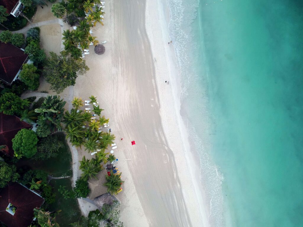 Aerial View of Jamaica Beach